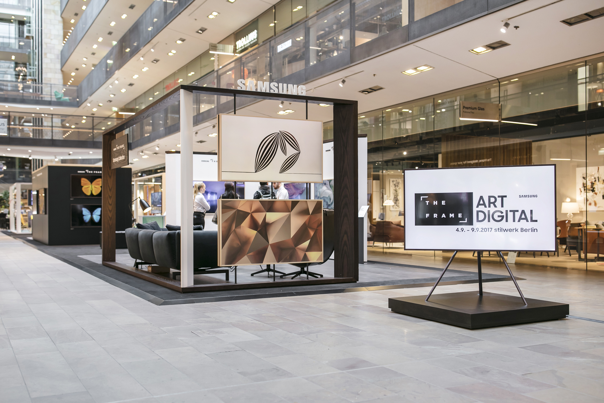 Samsung Stand im Stilwerk Berlin für Cheil Retail Design